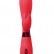 Красный вибратор Leyla с клиторальным отростком - 20,5 см. от Indeep