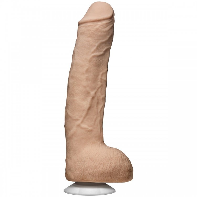 Телесный фаллоимитатор John Holmes ULTRASKYN Realistic Cock with Removable Vac-U-Lock Suction Cup - 25,1 см. от Doc Johnson