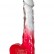 Красный фаллоимитатор с прозрачной верхней частью JELLY JOY FADE OUT DONG 8INCH - 20,3 см. от Dream Toys
