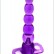 Фиолетовый анальный конус из 5 шариков - 16 см. от Eroticon