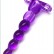 Фиолетовый анальный конус из 5 шариков - 16 см. от Eroticon