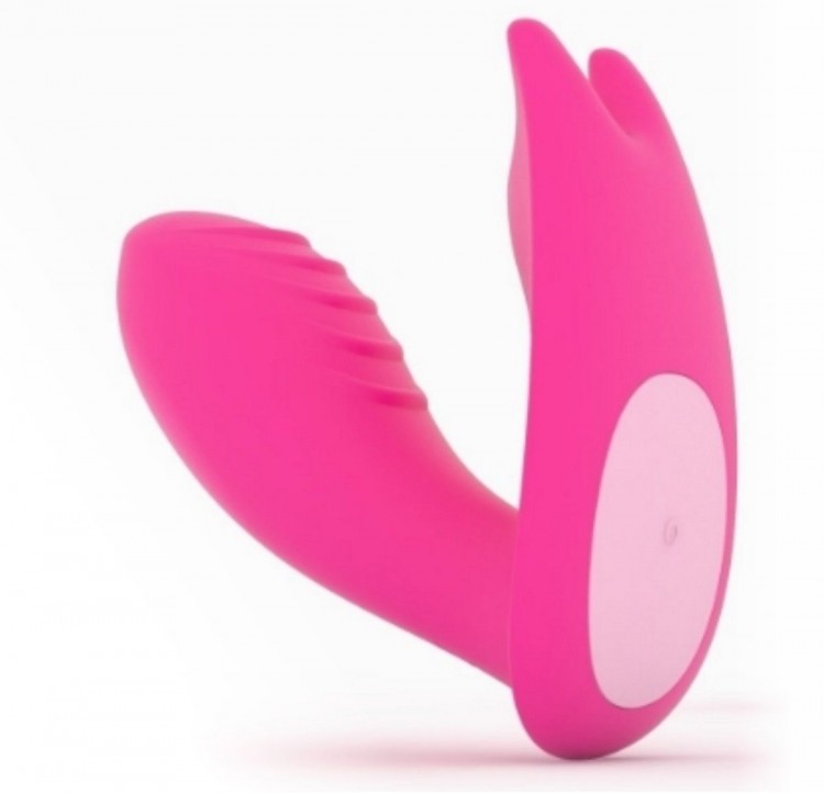 Розовый вагинально-клиторальный стимулятор MAGIC EIDOLON от Magic Motion