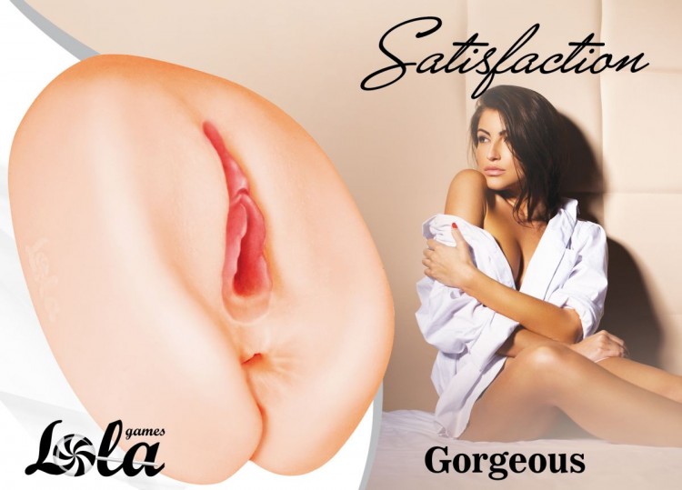 Мастурбатор с 2 тоннелями Satisfaction Gorgeous от Lola toys