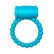 Голубое эрекционное кольцо Rings Drums от Lola toys