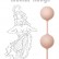 Нежно-розовые вагинальные шарики Love Story Moulin Rouge от Lola toys