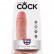 Телесный фаллоимитатор 8  Cock with Balls - 21,3 см. от Pipedream