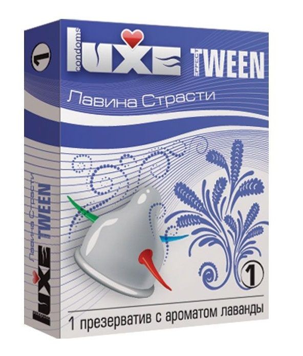 Презерватив Luxe Tween  Лавина страсти  с ароматом лаванды - 1 шт. от Luxe