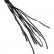 Чёрная кожаная плетка Cat-O-Nine Tails - 46,4 см. от Pipedream