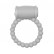 Белое эрекционное кольцо Rings Drums от Lola toys