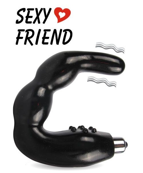 Чёрный вибростимулятор простаты Sexy Friend от Sexy Friend