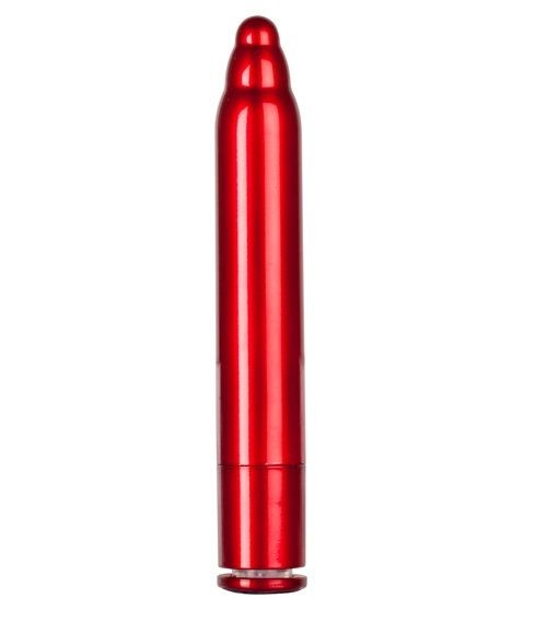 Красный вибратор METALLIX FIGURADO BULBED VIBRATOR - 11,5 см. от Dream Toys
