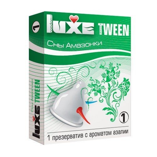 Презерватив Luxe Tween  Сны амазонки  с ароматом азалии - 1 шт. от Luxe