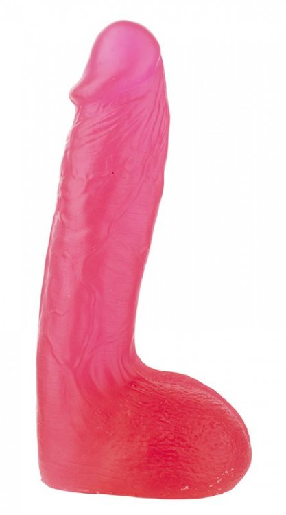 Розовый фаллоимитатор XSKIN 7 PVC DONG - 18 см. от Dream Toys