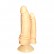 Анально-вагинальный фаллоимитатор с шипами на присоске - 15,5 см. от Сумерки богов