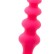Розовая анальная ёлочка из силикона от ToyFa