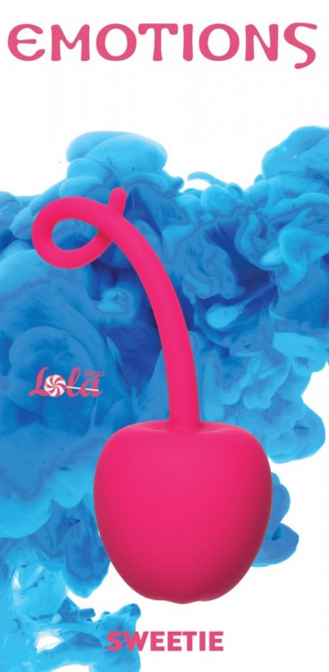 Розовый стимулятор-вишенка со смещенным центром тяжести Emotions Sweetie от Lola toys
