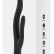 Чёрный вибратор Keira с клиторальным отростком - 21,3 см. от Shots Media BV