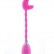 Розовый вибростимулятор на гибкой ручке THE CELINE GRIPPER от Closet Collection